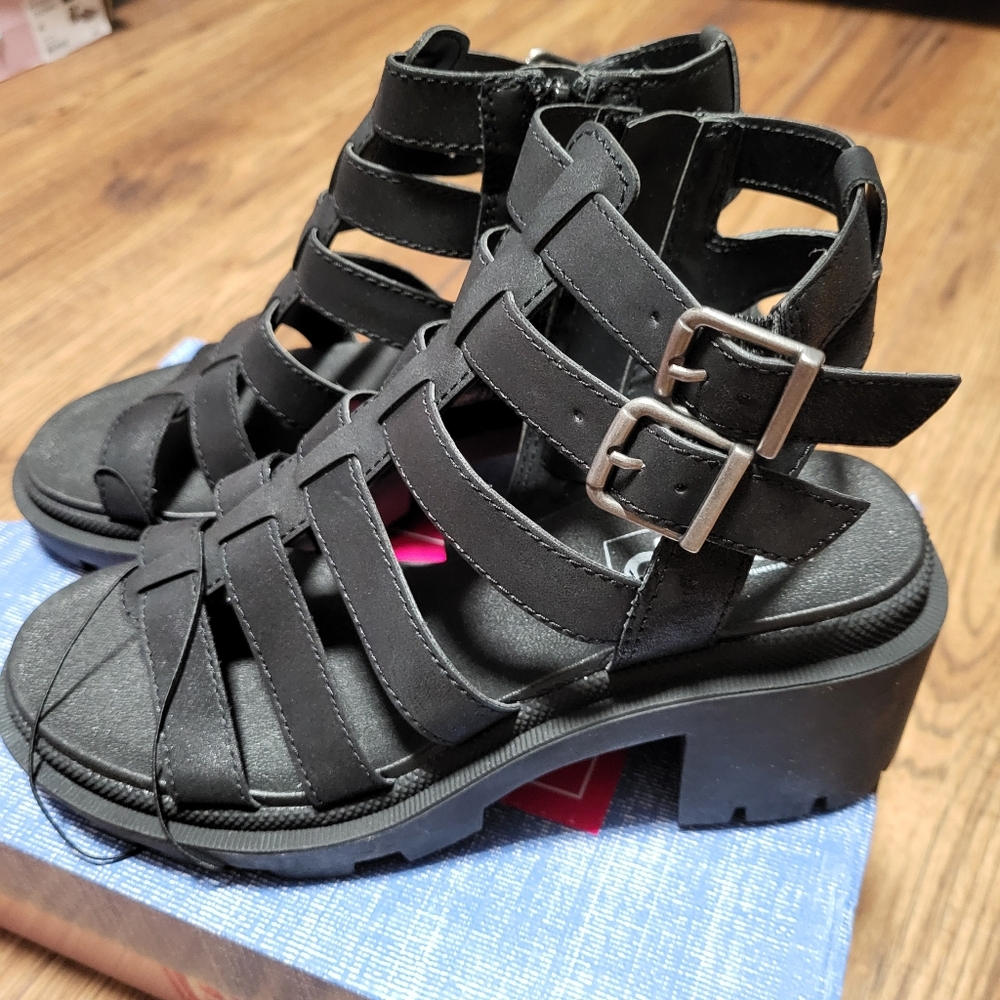 Pop Womens Sundress Heeled Sandals.